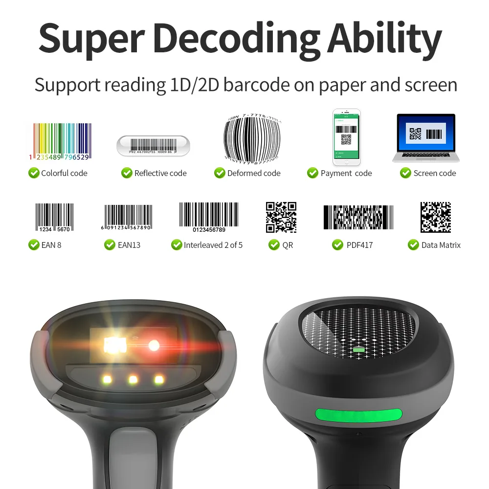 X-1500 2D Wired Handhold Barcode Scanner