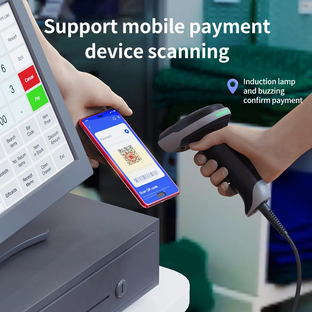 X-1500 2D Wired Handhold Barcode Scanner