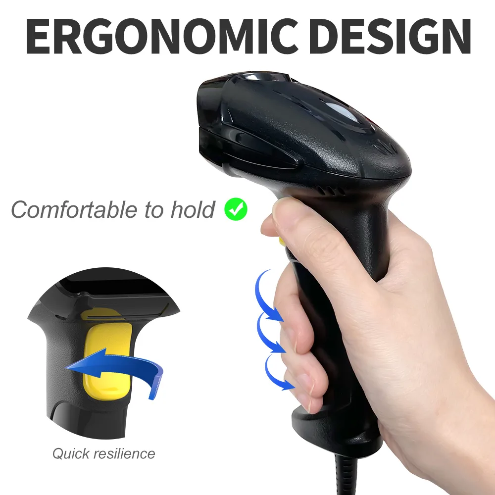 X-9101C CCD Wired Barcode Scanner