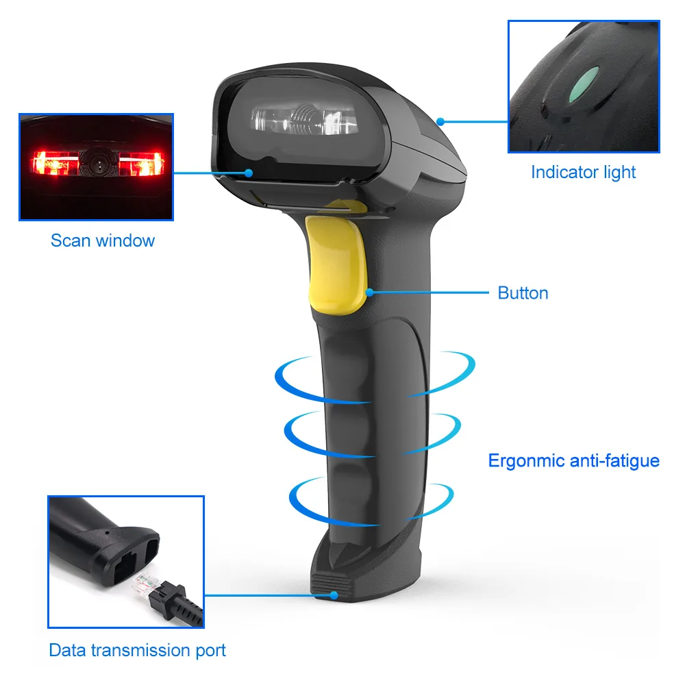 X-9101C CCD Wired Barcode Scanner