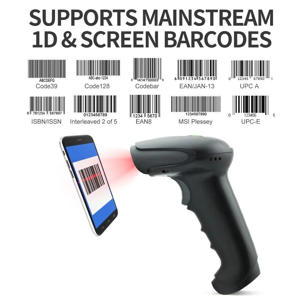 X-9701C CCD Wireless Barcode Scanner