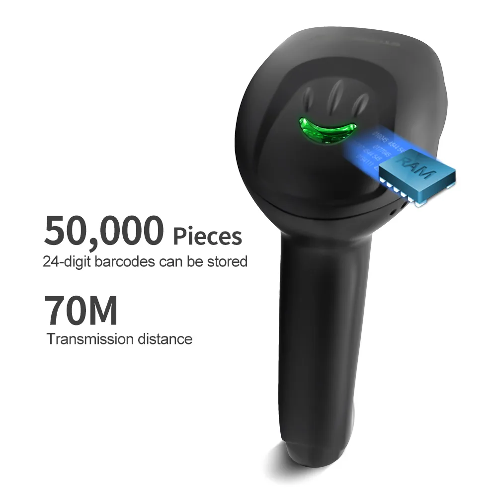 X-9701C CCD Wireless Barcode Scanner