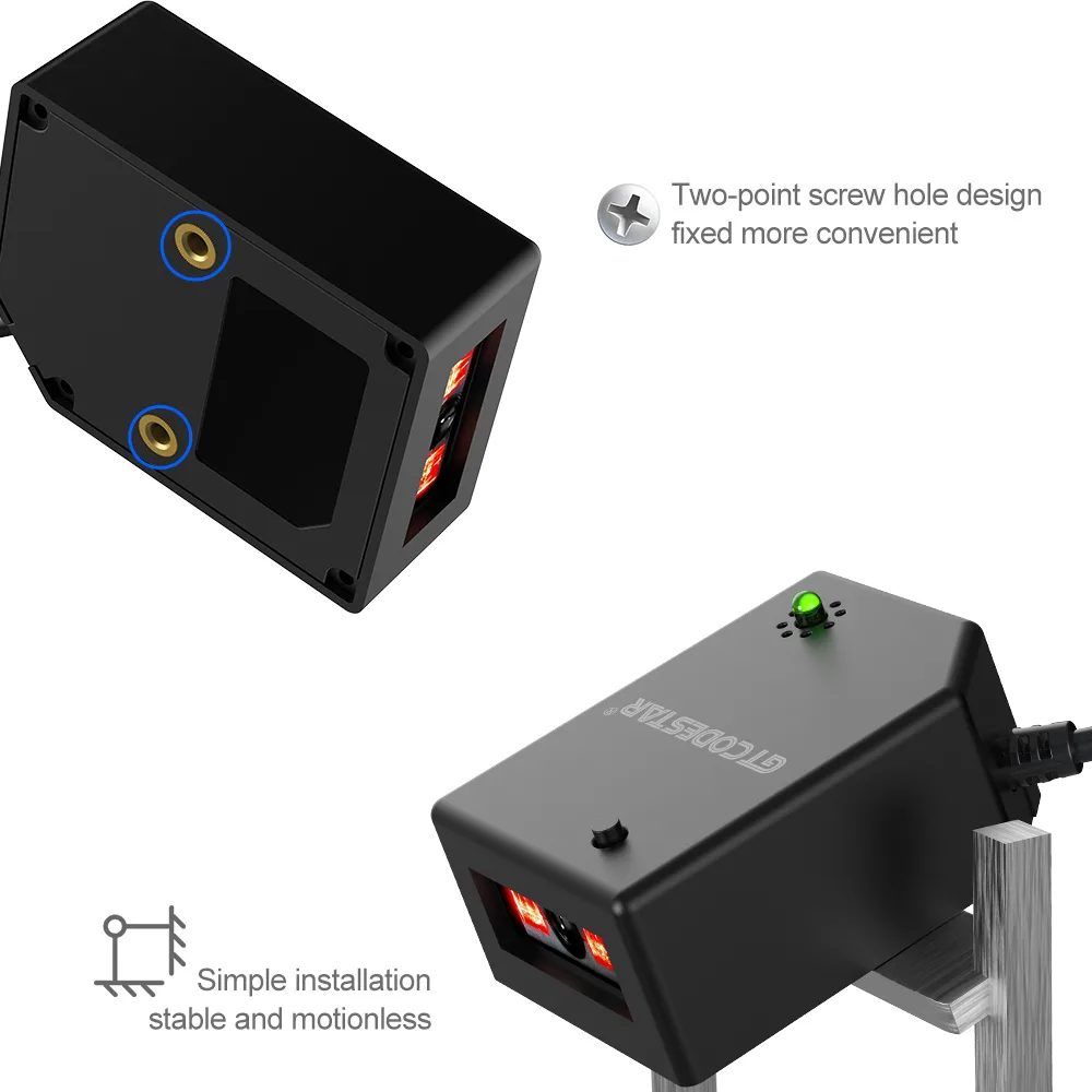 X-9700M Mini 1D CCD Barcode Scanner