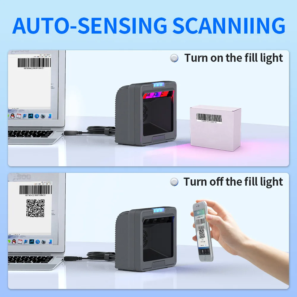 GT-9800 2D Desktop Wired Barcode Scanner