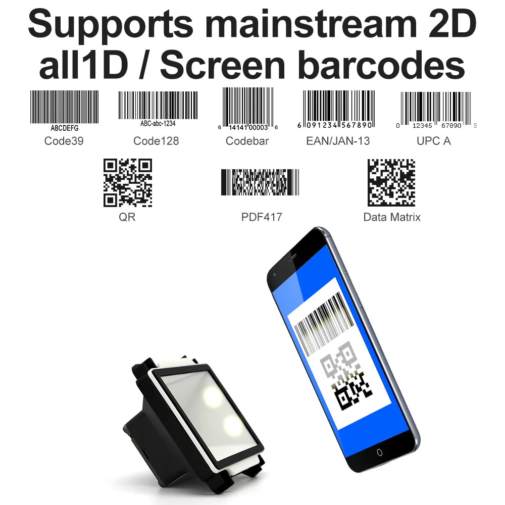 GT-770H Mini Wired 2D Barcode Scanner