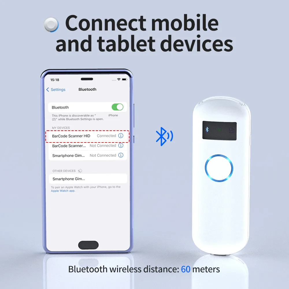 GT-265B 2D Wireless Portable Barcode Scanner