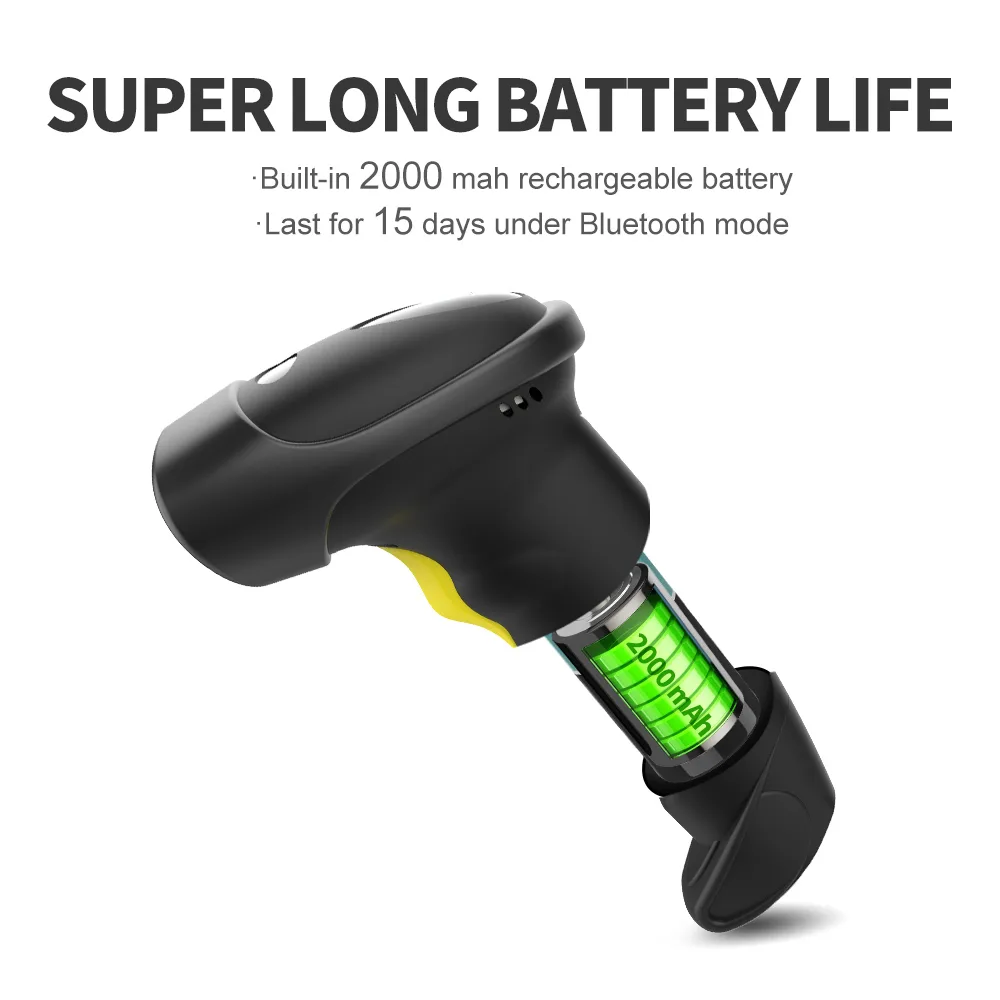 X-9201B Bluetooth Wireless 2D Barcode Scanner