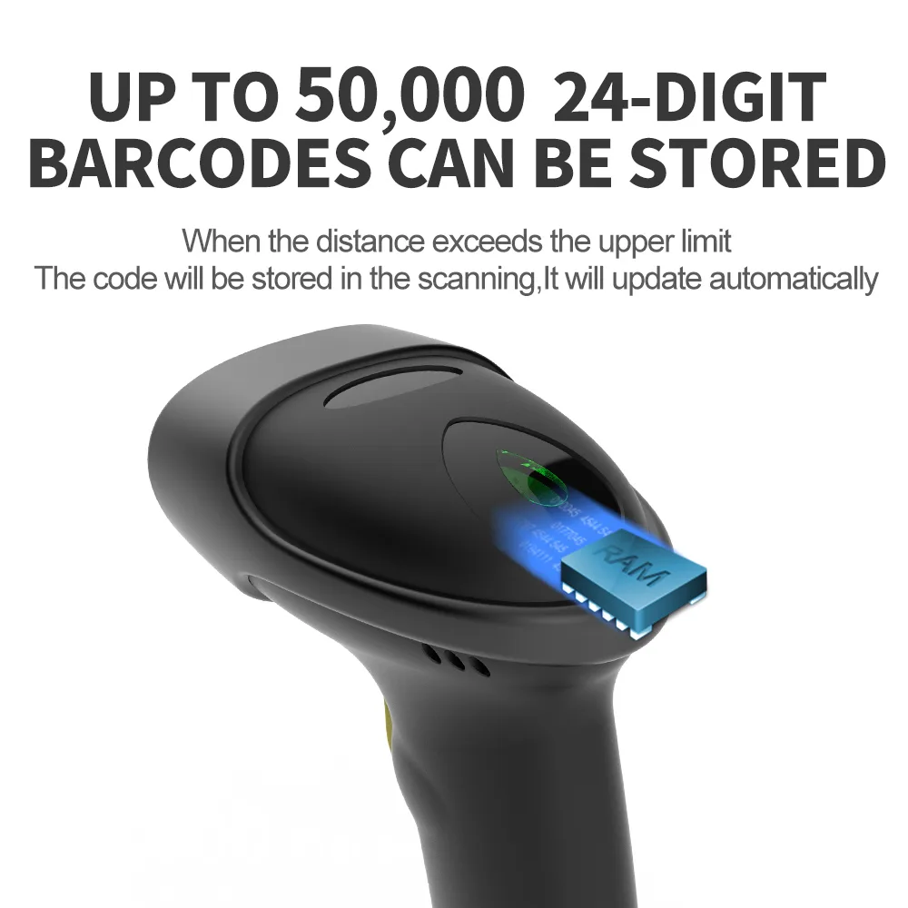 X-9201B Bluetooth Wireless 2D Barcode Scanner