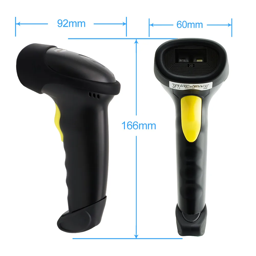 X-9201C Wireless 2.4G 2D Barcode Scanner