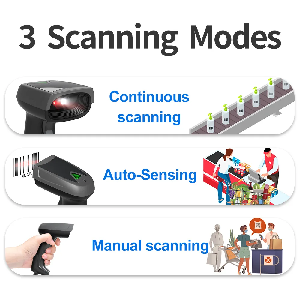 X-1800S 2D Wired Handhold Barcode Scanner