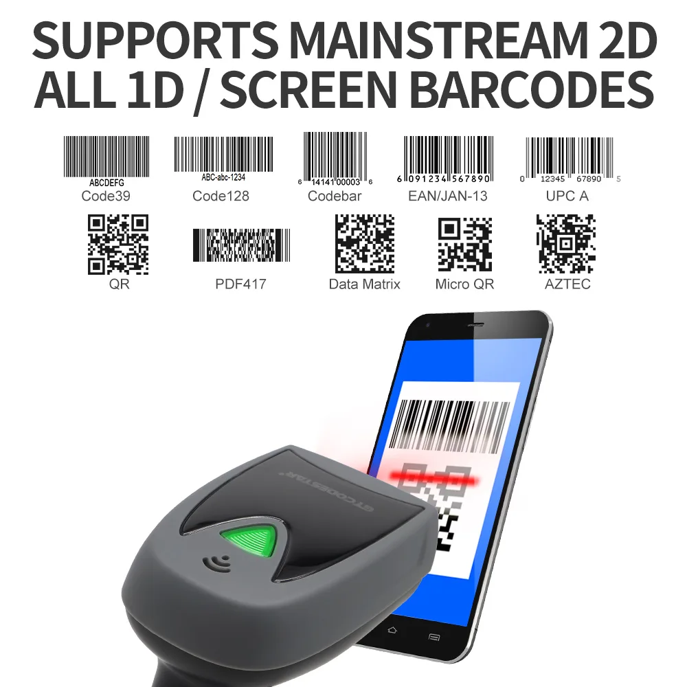 X-760E 2D Wired Handhold Barcode Scanner