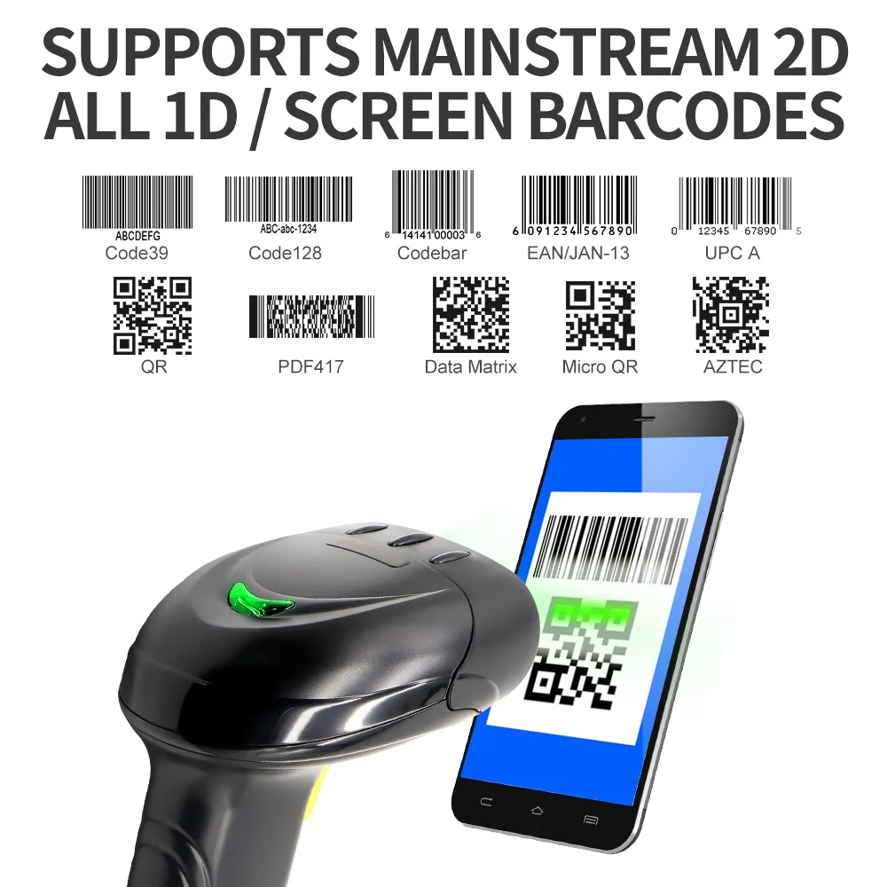 X-760K 2D Wired Handhold Barcode Scanner