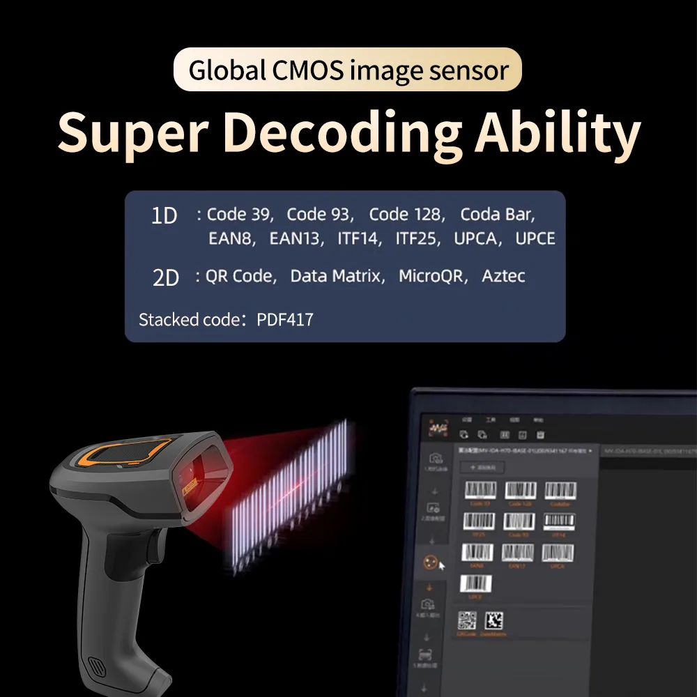 GT-2013 2D wired Industrial Barcode Scanner