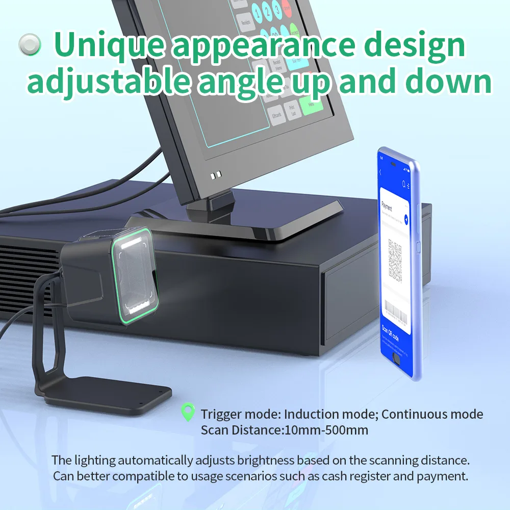 GT-8900A 2D Desktop Wired Barcode Scanner