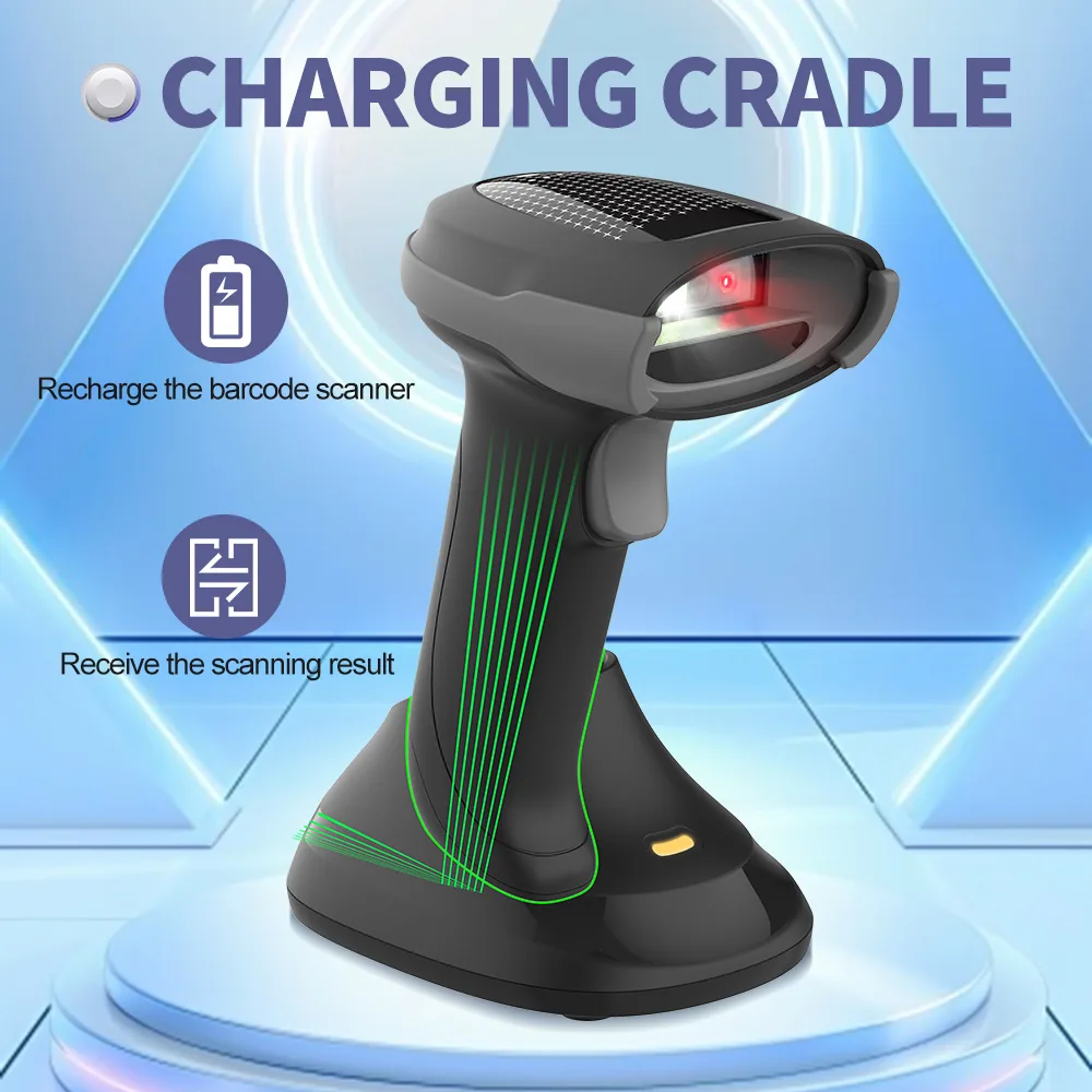 X-1501B Wireless 2.4G Bluetooth 2D Barcode Scanner